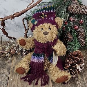 Vintage 90s brass button collection bear "Dooley" by Pickford bears 🐻
